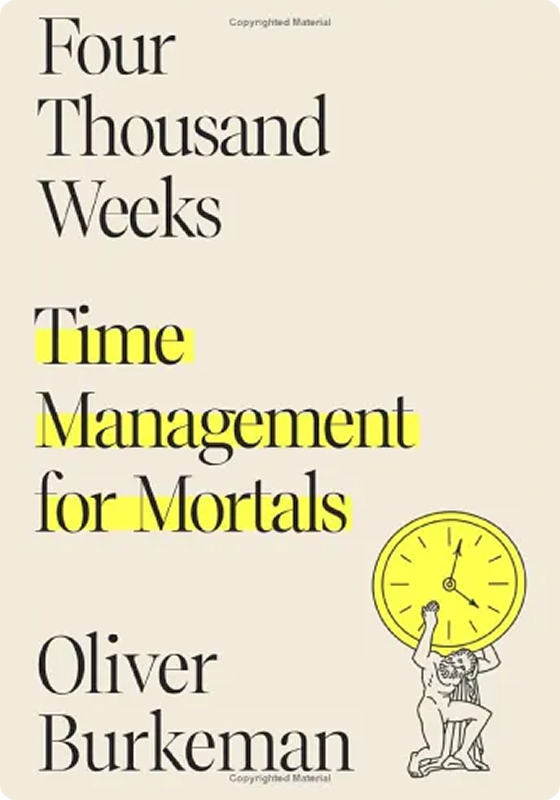 Four Thousand Weeks book cover