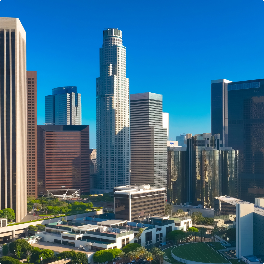 Los Angeles city skyline