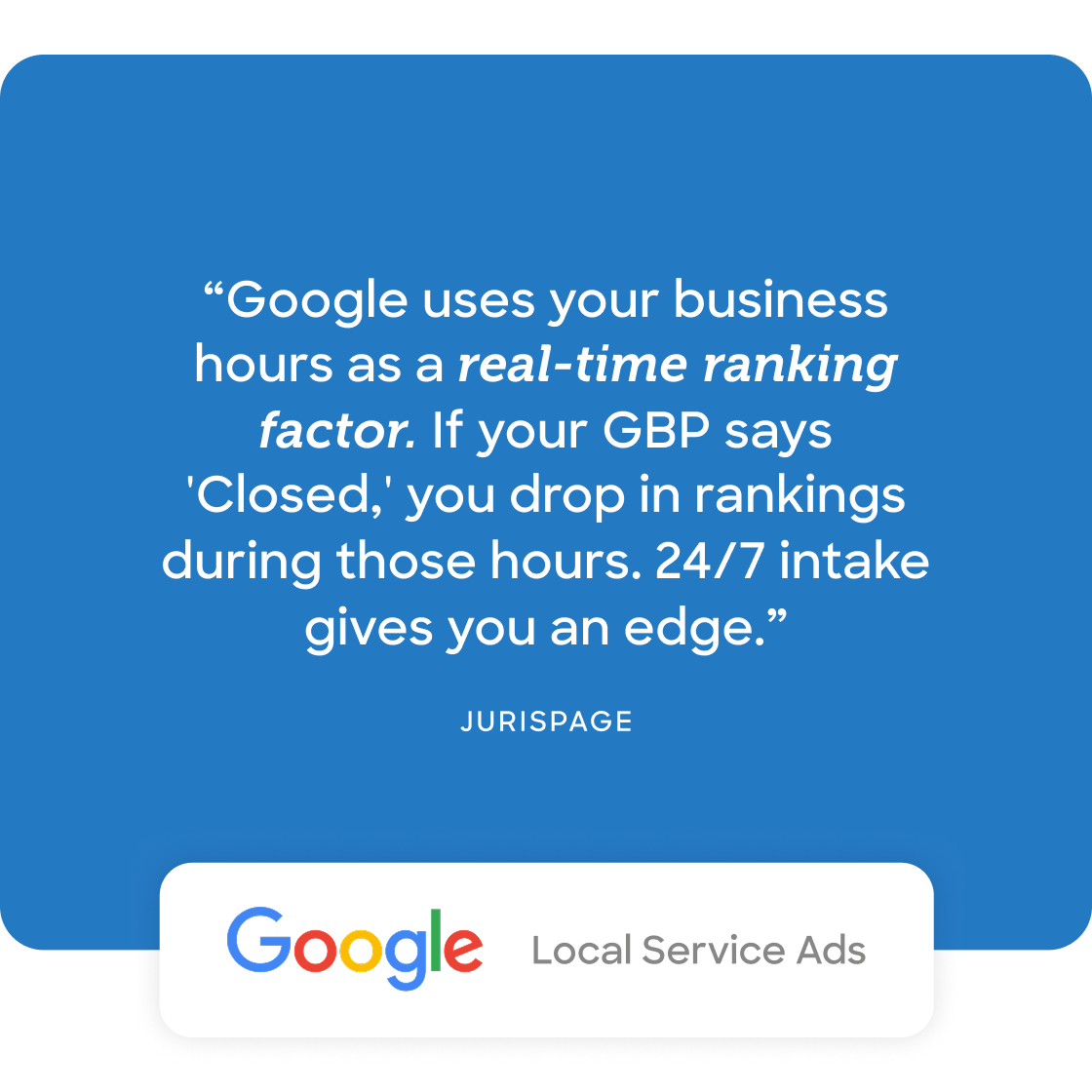 Google local service ads quote